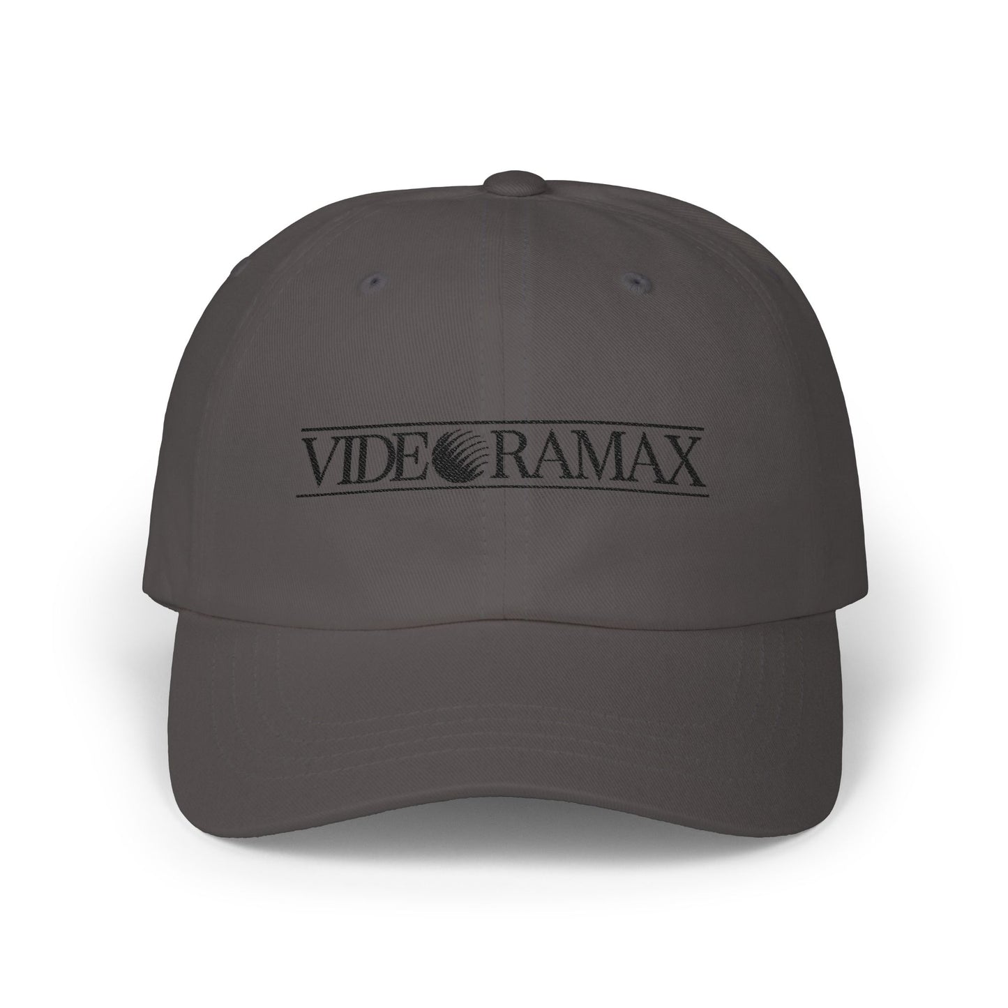 Videoclub 8-Bits Style - Classic Dad Cap (Black Logo) | CINEMA CLUB by Threz_