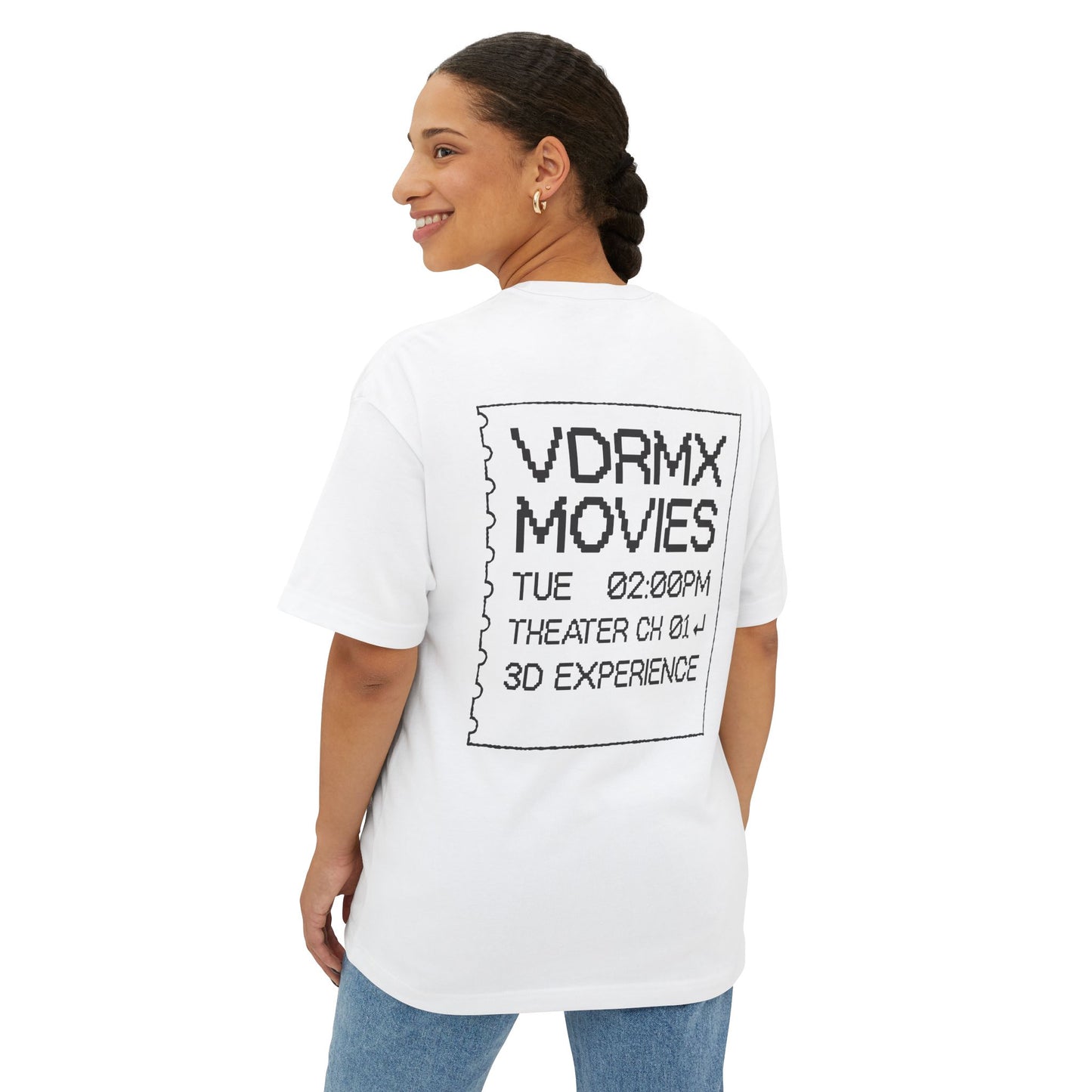 3D Movie - Oversized Boxy Tee | CINEMA CLUB by Threz_