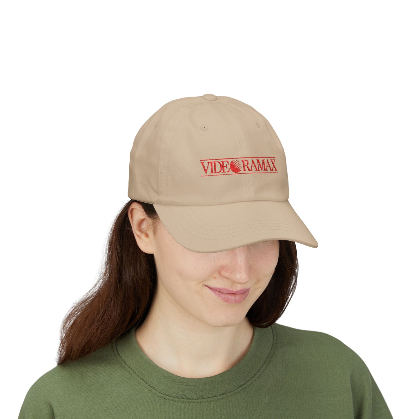 Videoclub 8-Bits Style - Classic Dad Cap (Red Logo) | CINEMA CLUB by Threz_