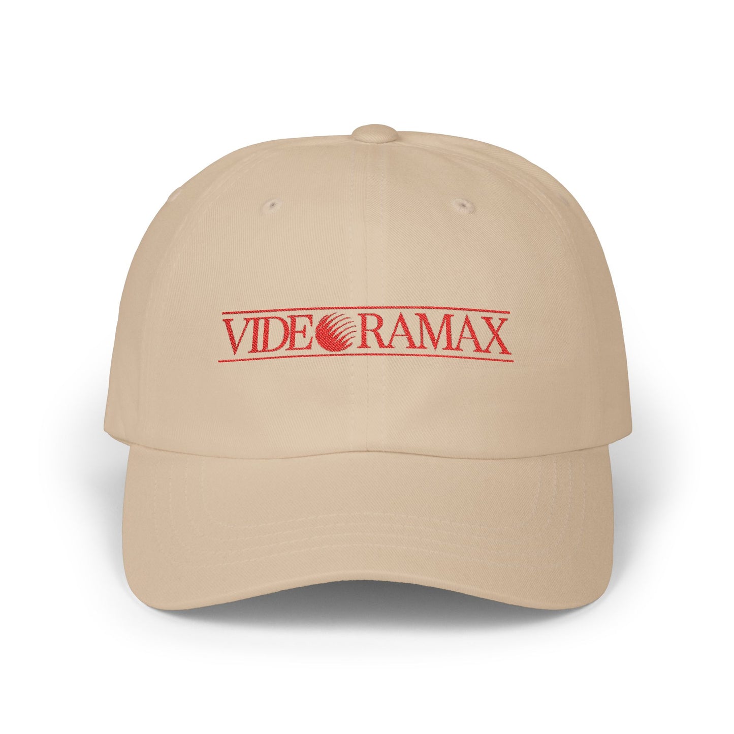 Videoclub 8-Bits Style - Classic Dad Cap (Red Logo) | CINEMA CLUB by Threz_