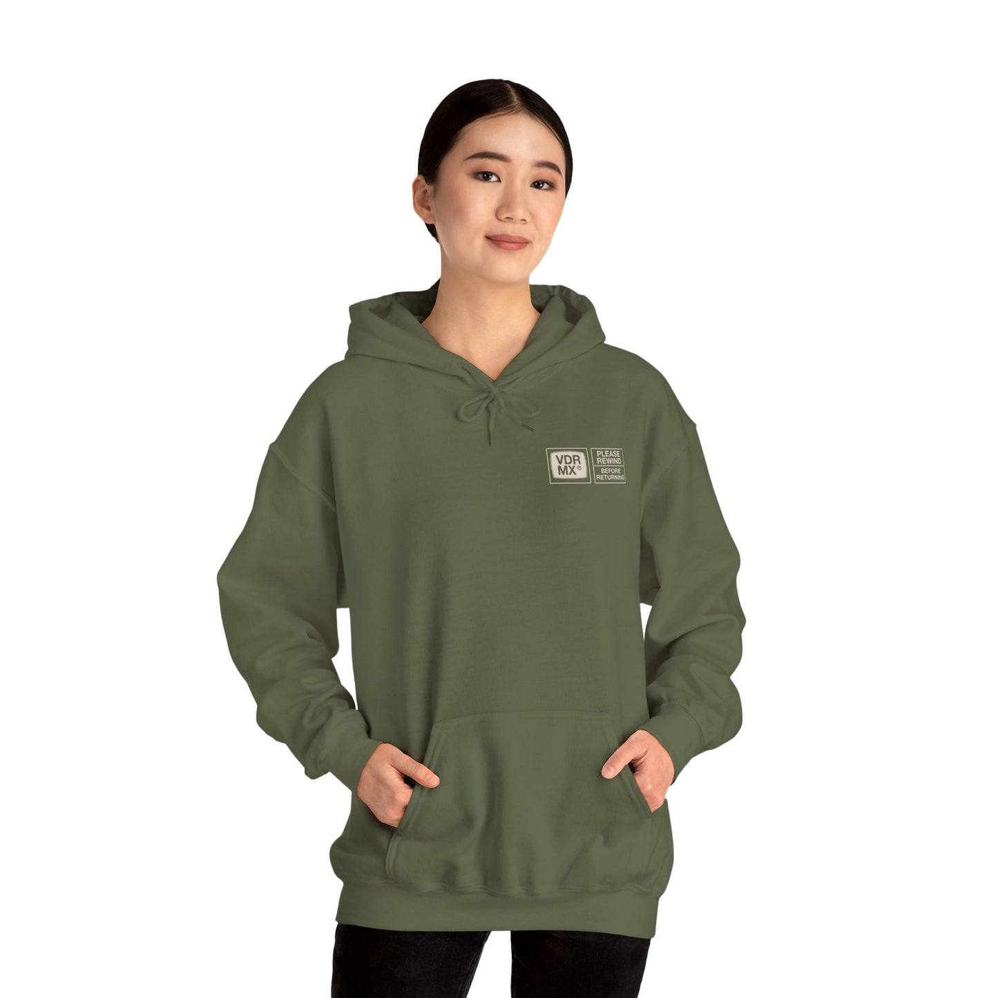 Please Rewind - Unisex Heavy Blend Hoodie | CINEMA CLUB by Threz_