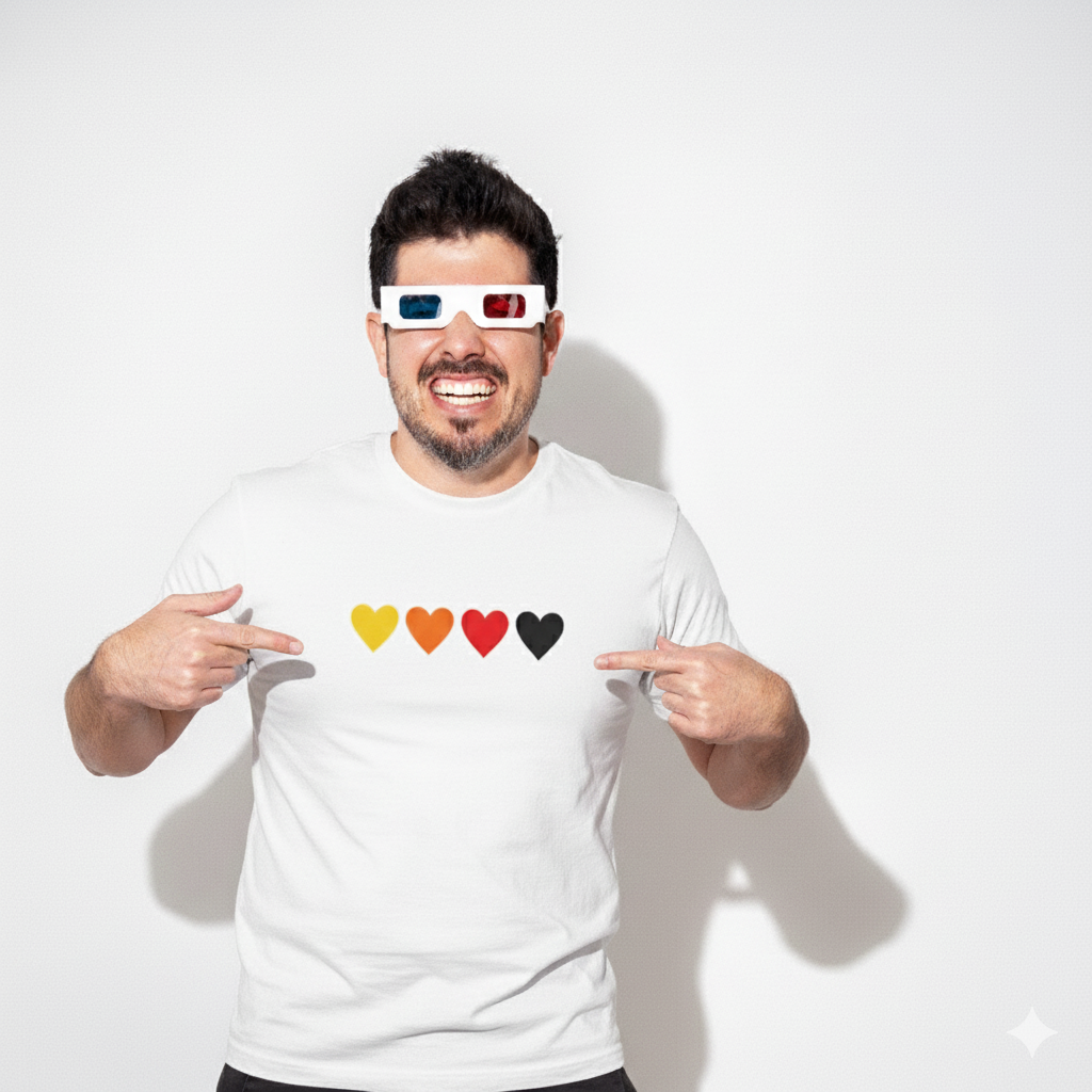VDRMX- VIDEORAMIX HEARTS - EDICIÓN ESPECIAL - Cotton Tee