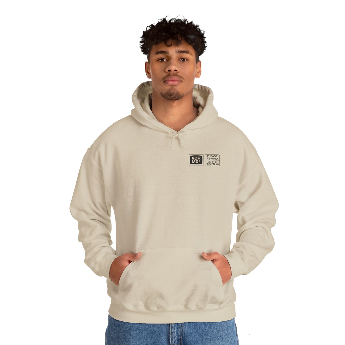Please Rewind - Unisex Heavy Blend Hoodie | CINEMA CLUB by Threz_