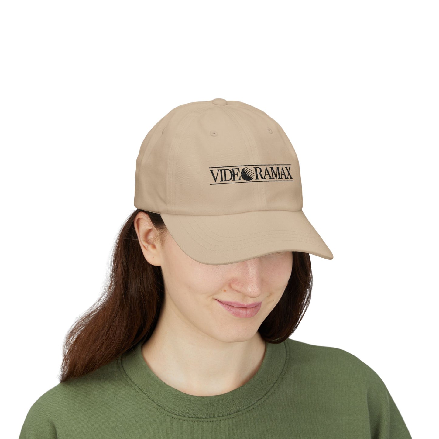Videoclub 8-Bits Style - Classic Dad Cap (Black Logo) | CINEMA CLUB by Threz_