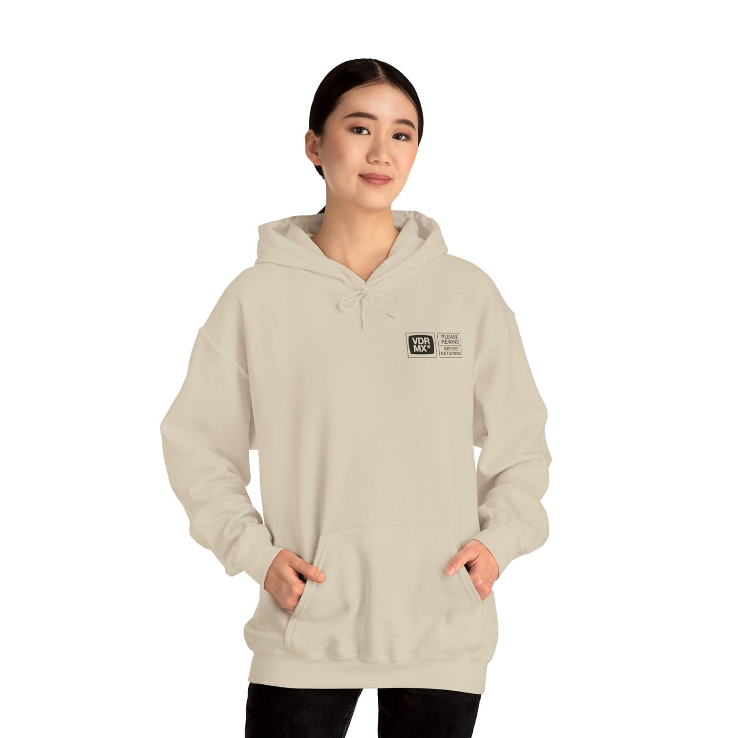 Please Rewind - Unisex Heavy Blend Hoodie | CINEMA CLUB by Threz_