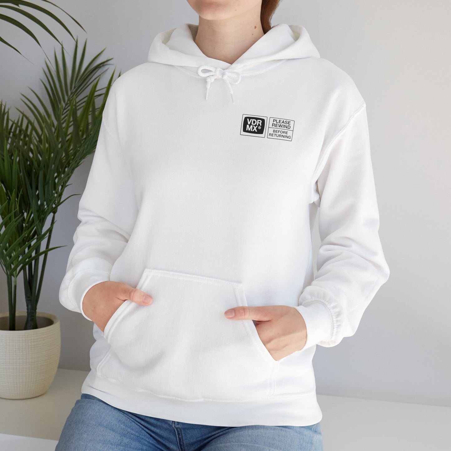 Please Rewind - Unisex Heavy Blend Hoodie | CINEMA CLUB by Threz_