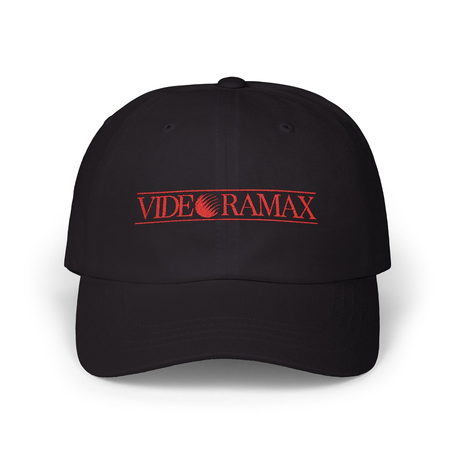 Videoclub 8-Bits Style - Classic Dad Cap (Red Logo) | CINEMA CLUB by Threz_