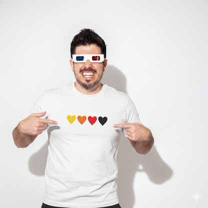 VDRMX- VIDEORAMIX HEARTS - EDICIÓN ESPECIAL - Cotton Tee