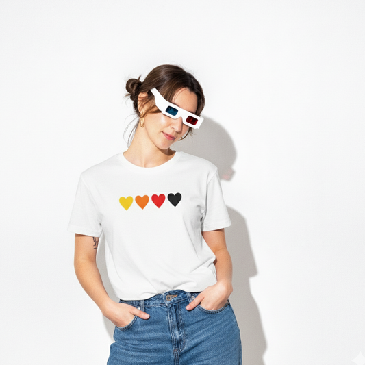 VDRMX- VIDEORAMIX HEARTS - EDICIÓN ESPECIAL - Cotton Tee