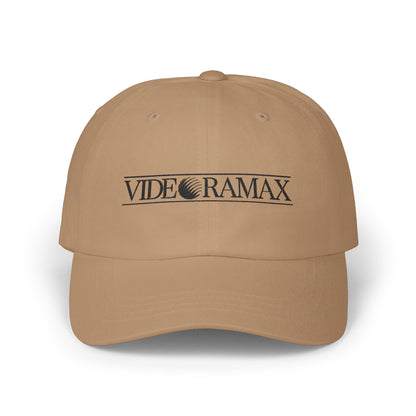 Videoclub 8-Bits Style - Classic Dad Cap (Black Logo) | CINEMA CLUB by Threz_